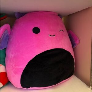 Squishmallows Pink and Black Stuffed Animal